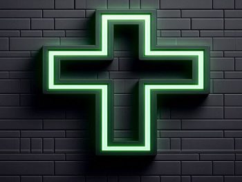 croix LED pharmacie